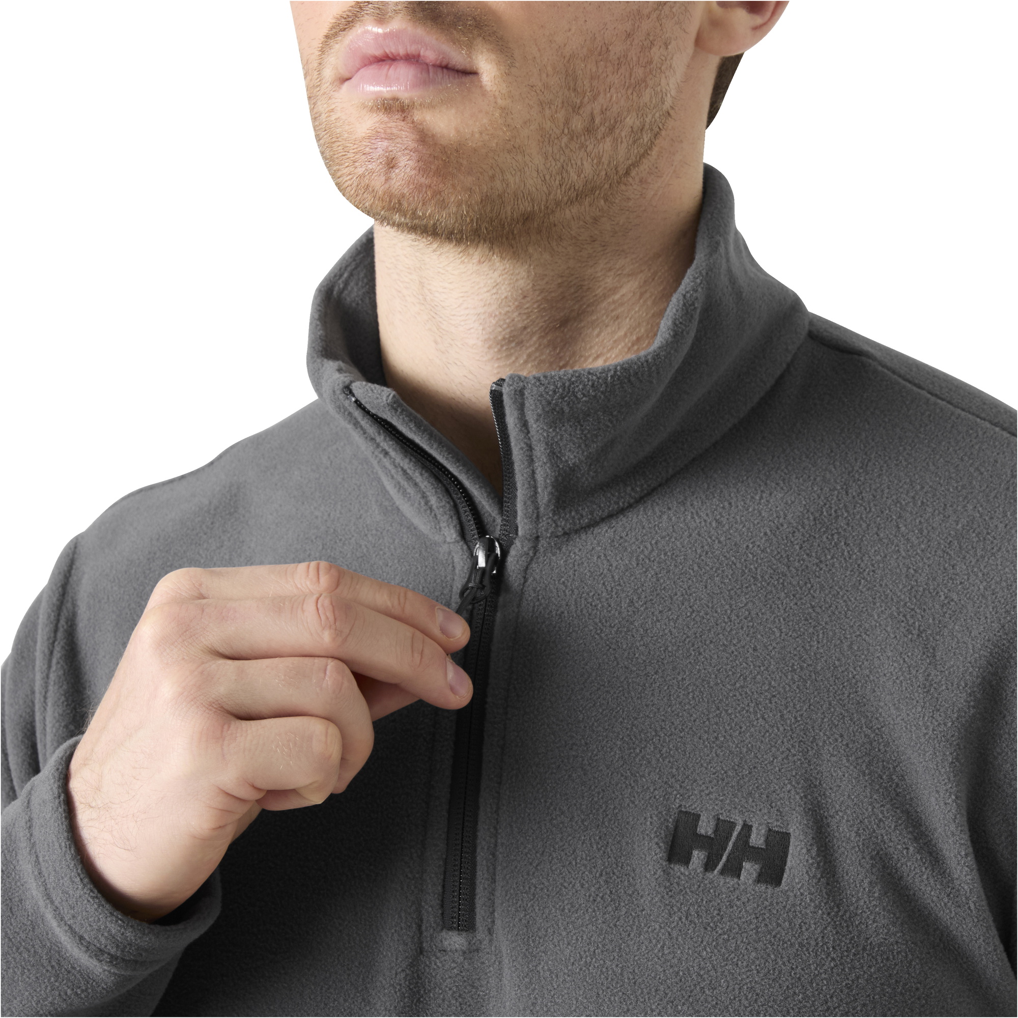 2026 Helly Hansen Mens Daybreaker 1/2 Zip Fleece 48286 - Thunder Grey